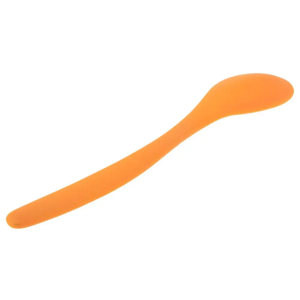 Универсальная гибкая Термостойкая Силиконовая скребок-ложка шпатель торт для