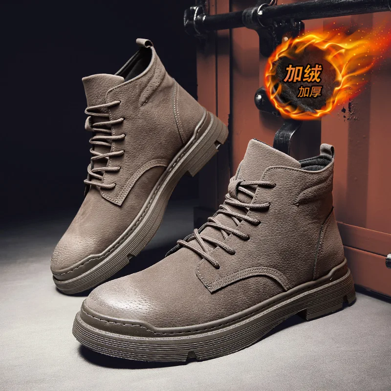 

Men Boots Snow Comfortable Men's Winter Shoes Military Men's Boots Outdoor Men Shoe Hiking Men's Work Shoes Footwear