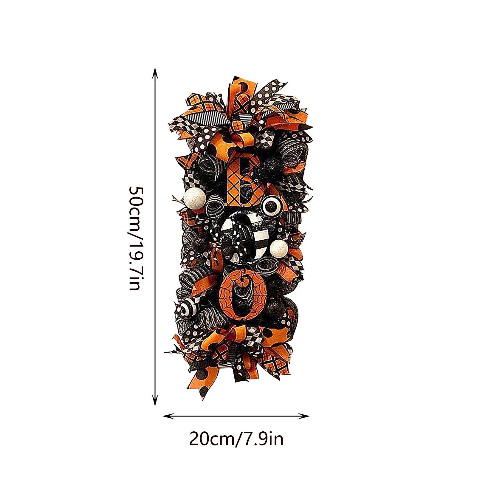 Осенний висячий венок на Хэллоуин наружная входная дверь комнатный настенный с