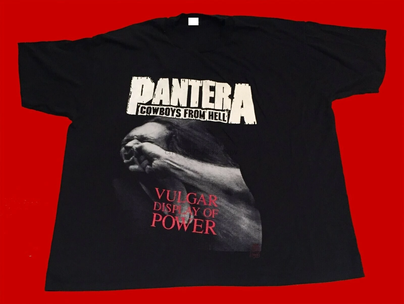 Vtg редких пантера Дисплей из Мощность футболка даймбэг в ковбойском стиле размер