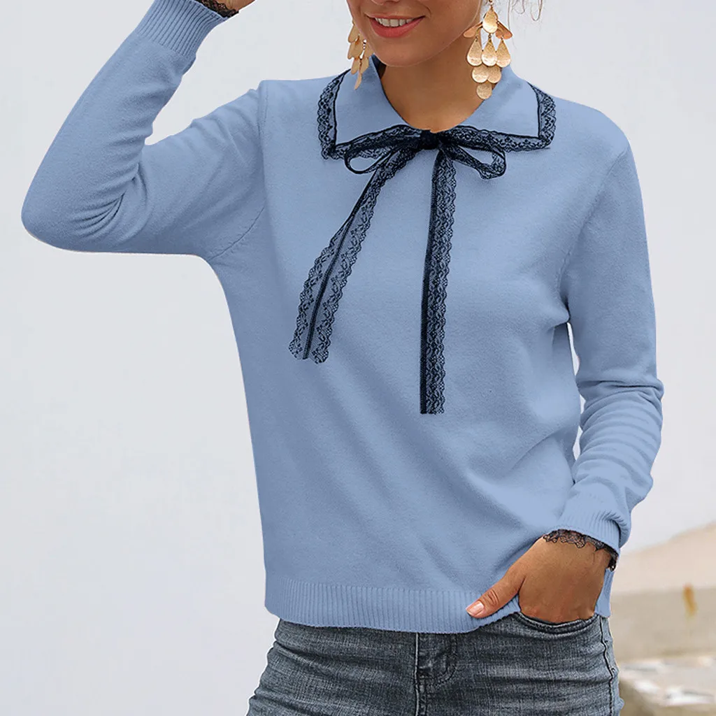 2019 зимний женский свитер s Женский Повседневный однотонный вязаный с длинным