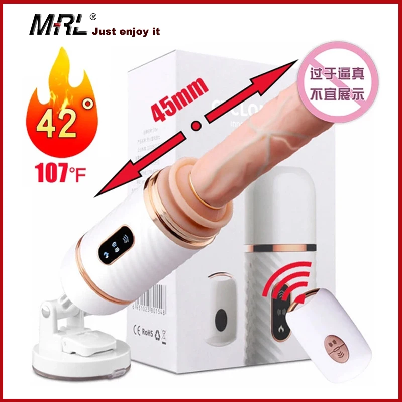 Vibrators for Women Masturbation Wireless Control Automatic Sex Machine  Sex Toys for Woman Fake Telescopic Dildo Pumping Gun