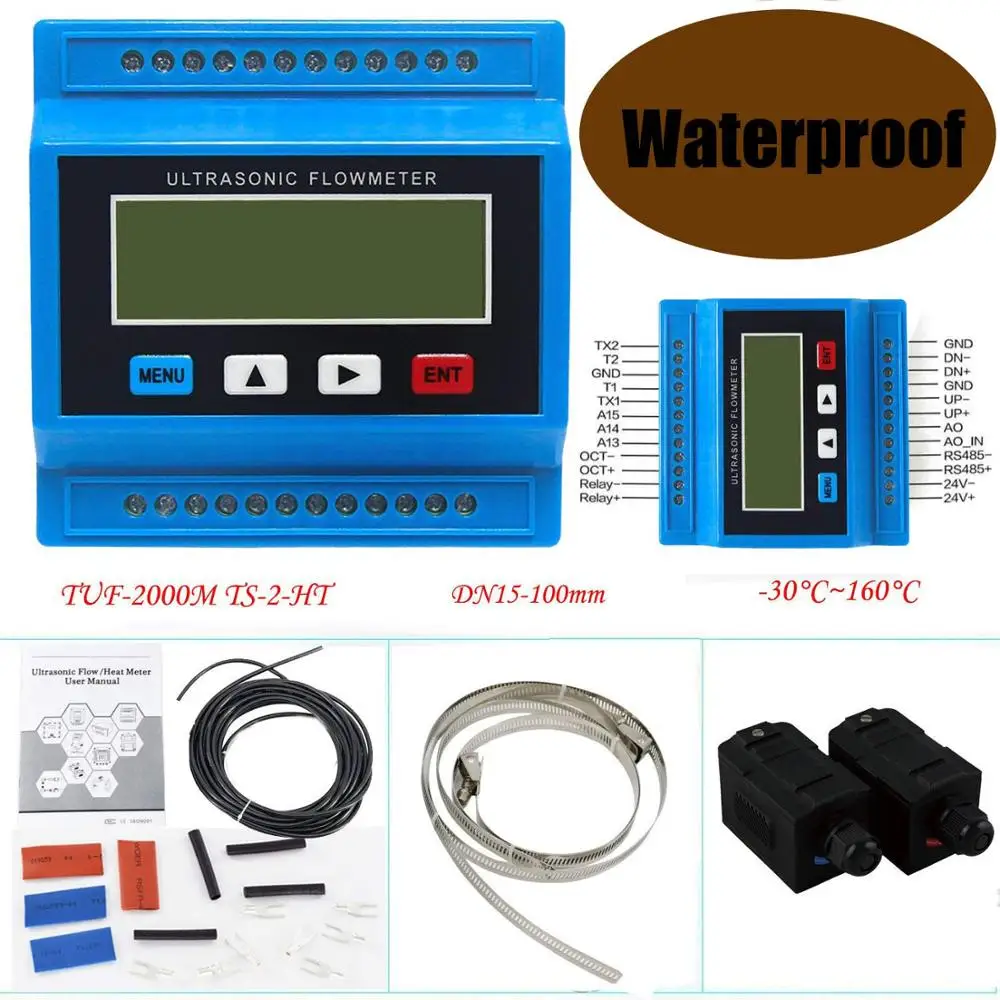 TUF 2000M ультразвуковой расходомер модуль расходомера с датчиком небольшого