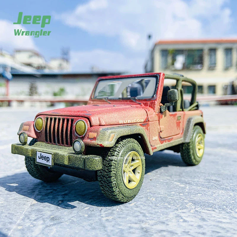 Модель автомобиля Maisto 1:27 старого Jeep Wrangler из сплава декоративная коллекция