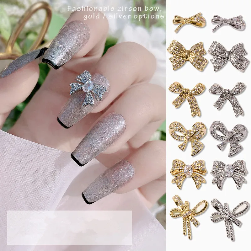 

1PCS Of Nail Art Butterfly Jewelry New Zircon 3D Nail Art Ornaments Luxury Zircon Pendant Simulation Design Nail Art Accessorie