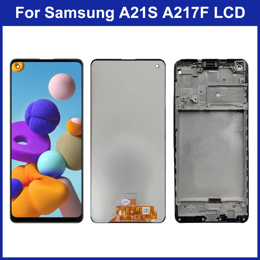 100% Оригинальный ЖК-дисплей для Samsung Galaxy A11 A12 A21s A217 сенсорный экран дигитайзер A10 A10s