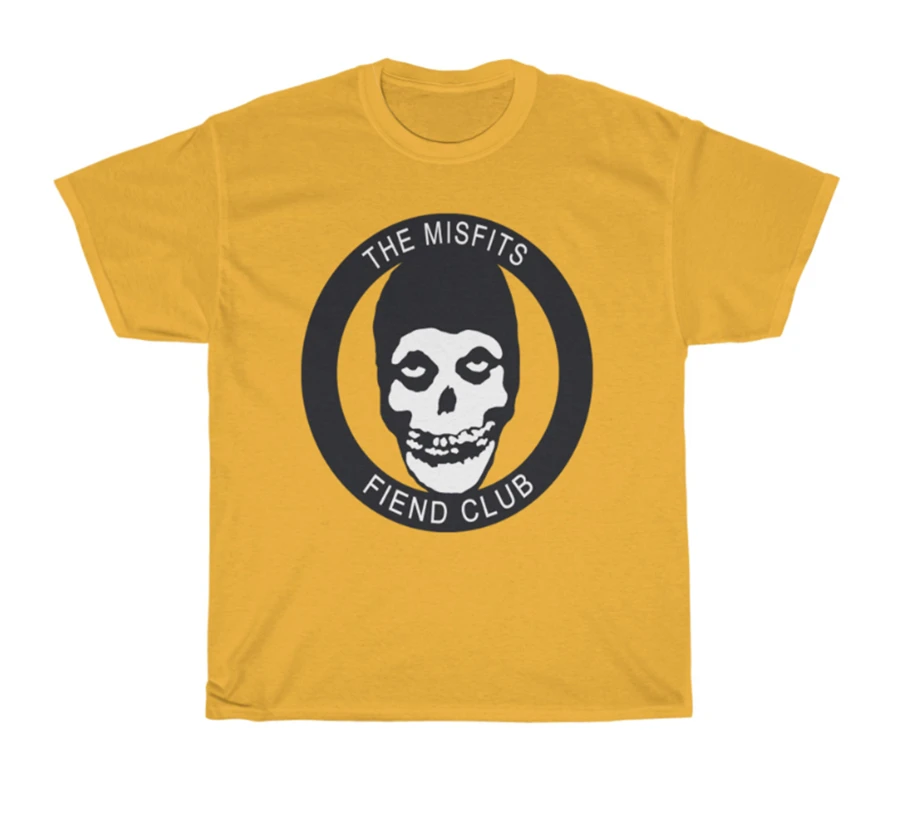 The Misfits футболка большой череп злодей Данциг ужас эмо рок пользовательские Экран