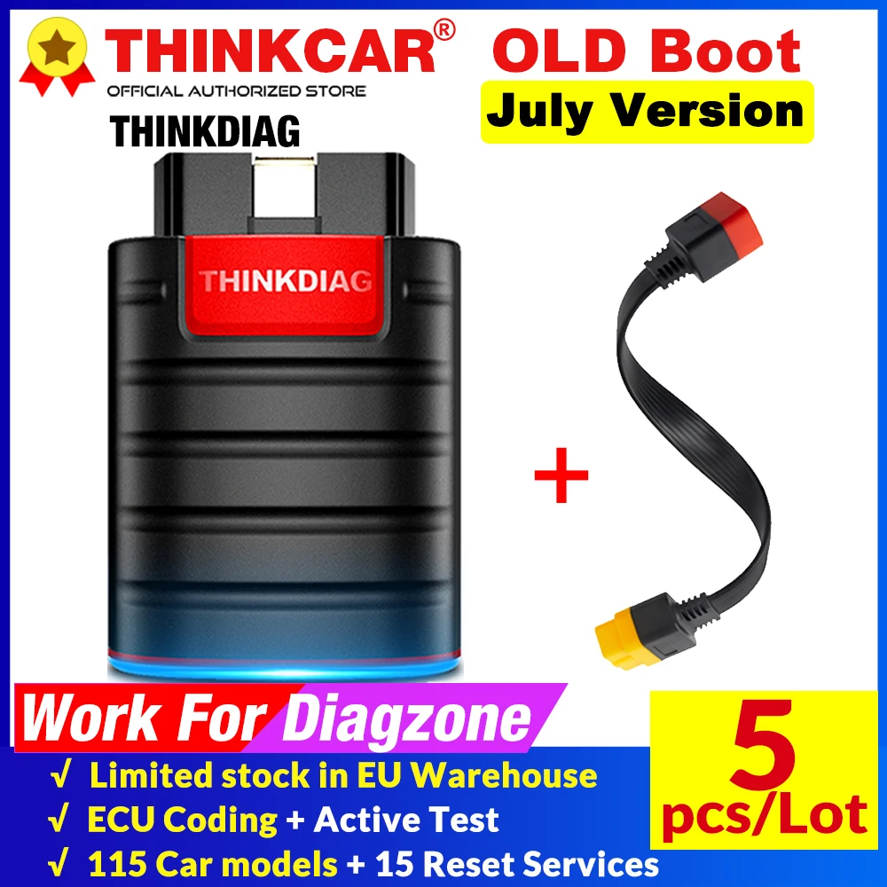 5 шт./лот Thinkcar Thinkdiag старое программное обеспечение OBD2 сканер автомобильный