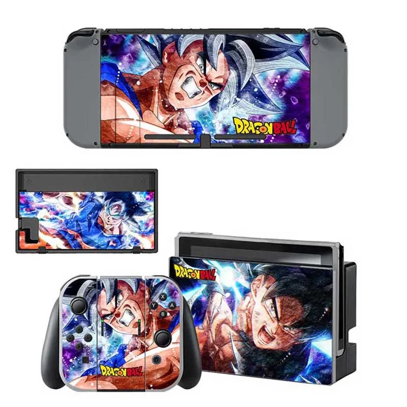 Наклейки Dragon Ball полный набор лицевой панели для консоли nintendo Switch и контроллера Joy