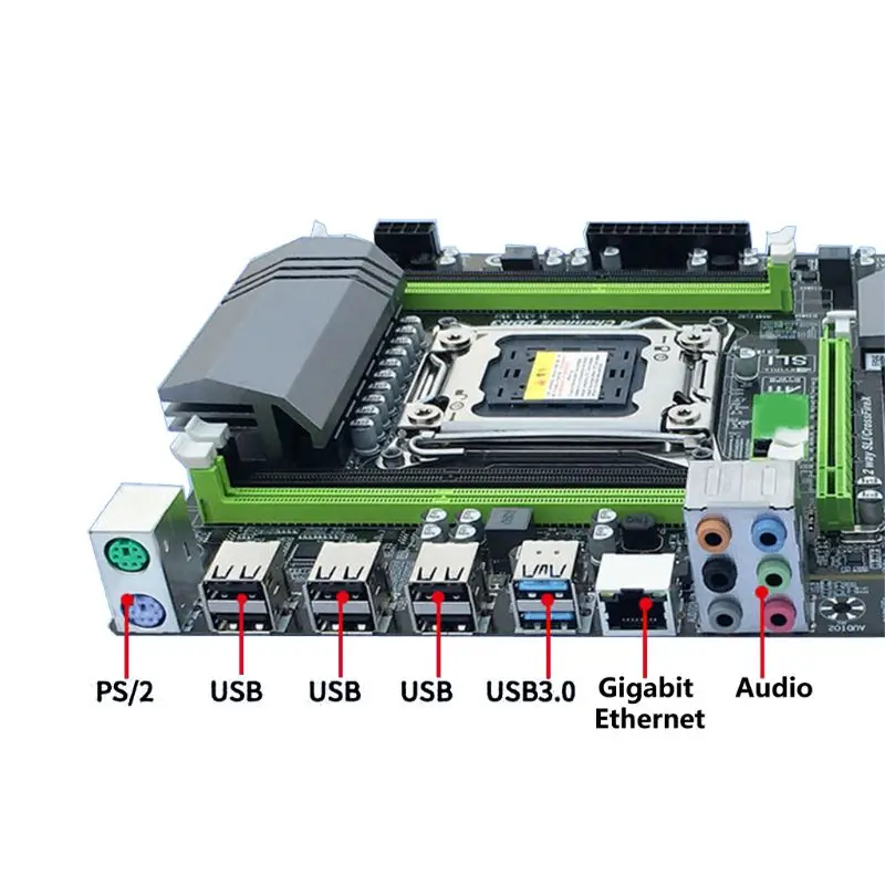 

X79T LGA 2011 CPU Computer Mainboard DDR3 Desktop PC Motherboard with 4 Channel
