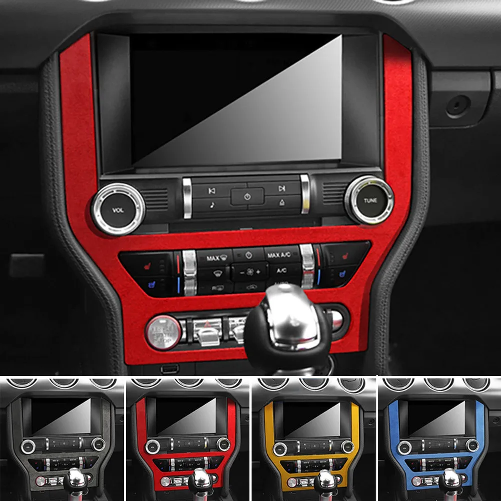 

Alcantara Suede Leather Central Control Panel Anti-Slip Decorative Front