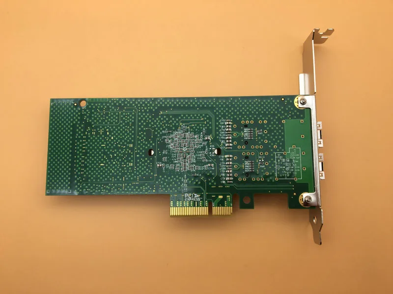 82576 микросхем двухпортовый SFP PCI-E X4 волоконный серверный адаптер NIC E1G42EF-SFP 1000 МБ
