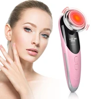 dropshipping electric ultrasonic ion cleaner tighten face lift skin cleaner wrinkle remover ultrasound facial beauty massager