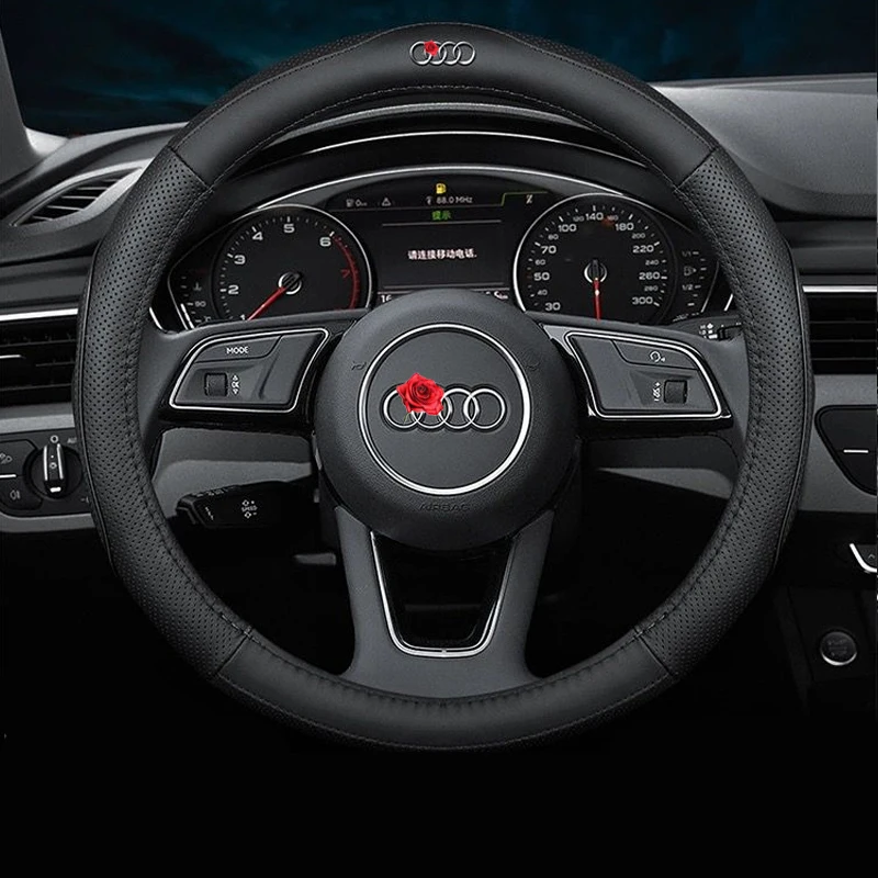

Для Audi S Line Q8 2019 -2021 для Audi Tt 8j 2007 ~ 2021 Logo Do автомобильные аксессуары из натуральной кожи Volante
