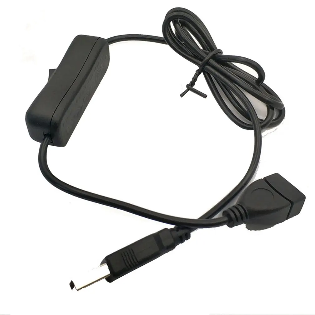 Удлинительный кабель USB Male Female с переключателем 1 м 4 ядерный питания 28AWG провод из