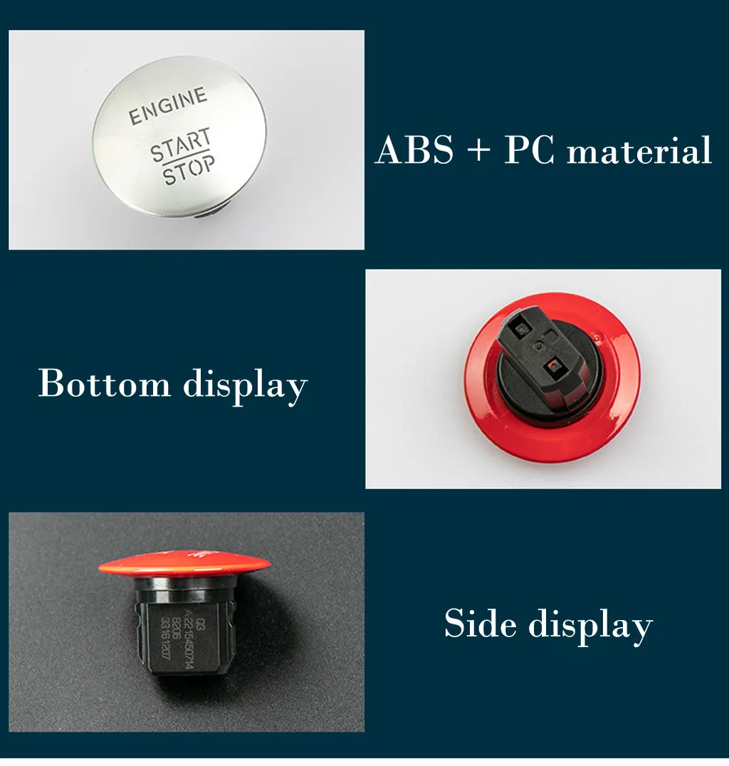Кнопка зажигания для Mercedes Benz пусковая кнопка запуска и остановки двигателя без