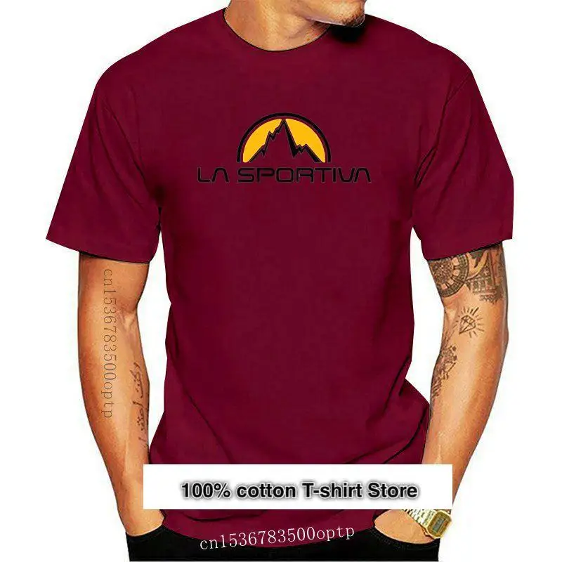 

Camiseta de La Sportiva para hombre, Camisa de algodón puro, 2019