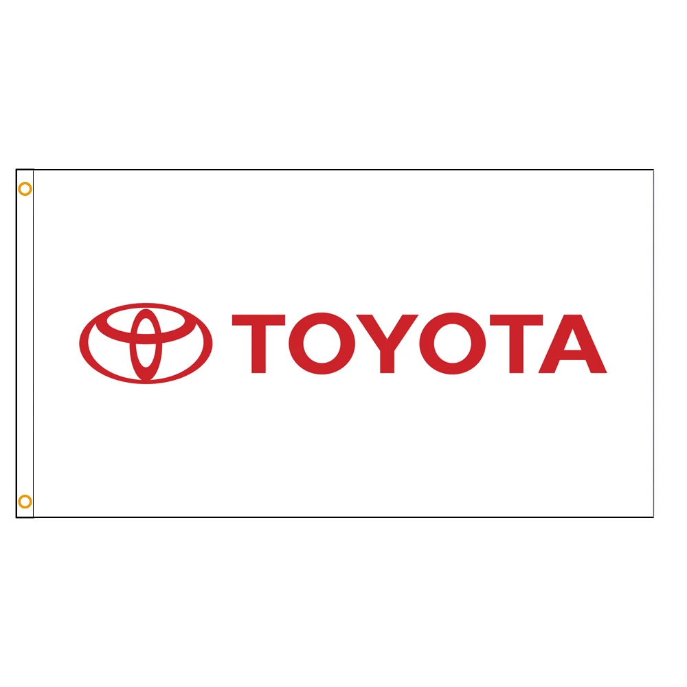 90x150 см Toyota Автомобильный флаг 3x5 футов полиэстер баннер латунь | Дом и сад