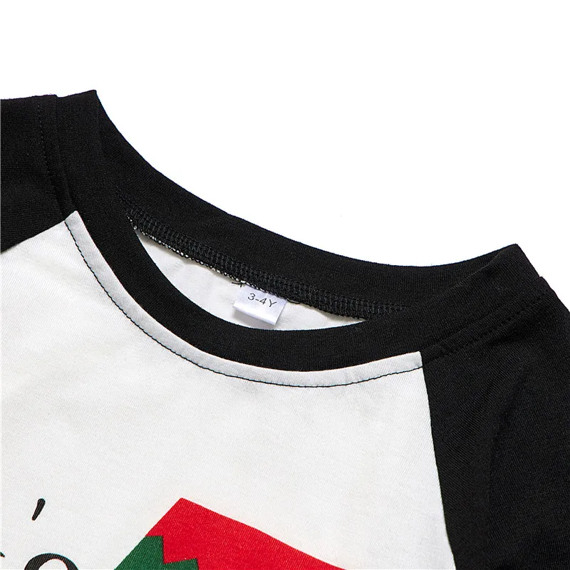 

2PCS Family Pajama Suit Christmas Printed Fashion Casual Long Sleeve Tops Pants Outfits Xmas Party Wear Nightwear