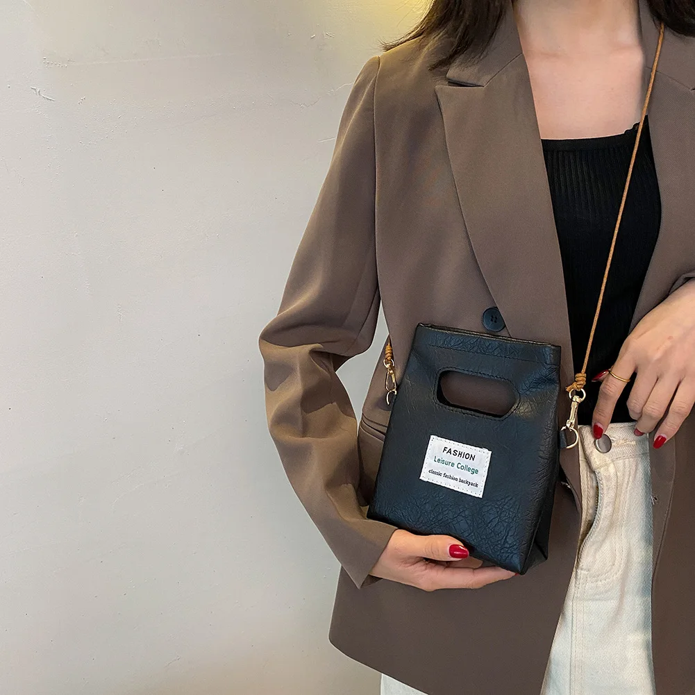 

Fashion Women PU Leather Patchwork Shoulder Crossbody Bag Vintage Ladies Small Purse Messenger Bags