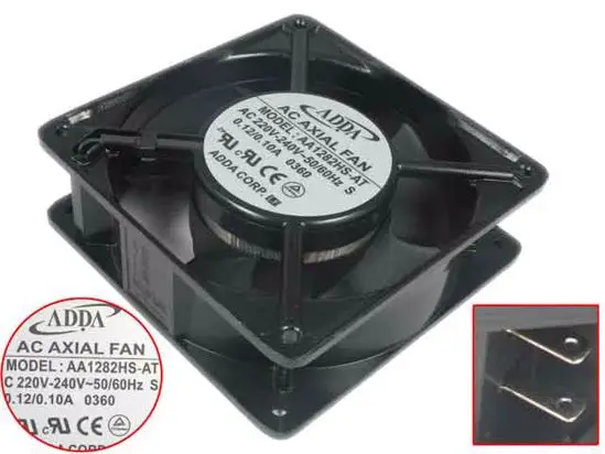 

ADDA AA1282HS-AT Server Cooling Fan AC 220-240V 50/60Hz 2-Pin