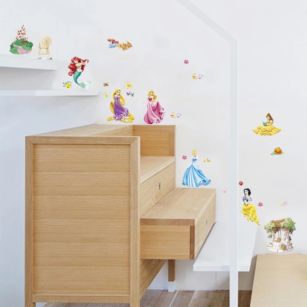 Фото Disney Snow White Sofia Rapunzel Cinderella Princess Wall Stickers For Home Decor Kids Room Girls Bedroom Mural Art Decals Дом и сад Disney Snow White Sofia Rapunzel Cinderella Princess Wall Stickers For Home Decor Kids Room Girls Bedroom Mural Art Decals Дом и сад