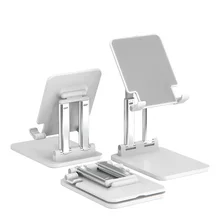 Tablet Stand Foldable Adjustable Compact Desktop iPad Tablet Stands Holder Cradle Dock Fits Durable and Universal Phone Stand