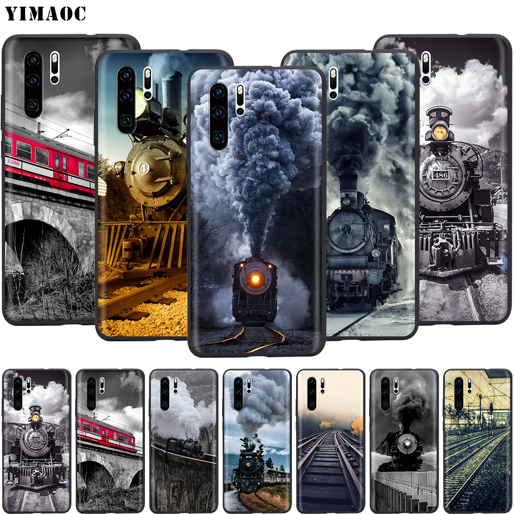 Винтажный силиконовый чехол YIMAOC для путешествий с поездом и Huawei Honor 6a 7a 7c 7x8 9 10 Lite