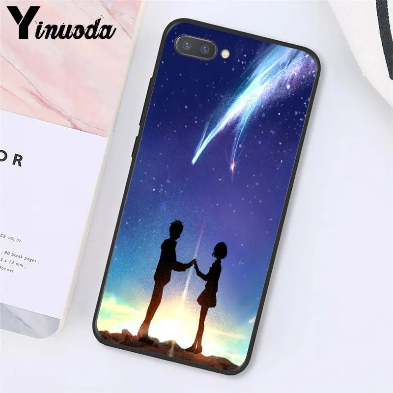 Yinuoda кимононава ваше имя чехол для телефона с японским аниме Huawei Honor 8X 9 10 20 Lite 7A 5A 7C