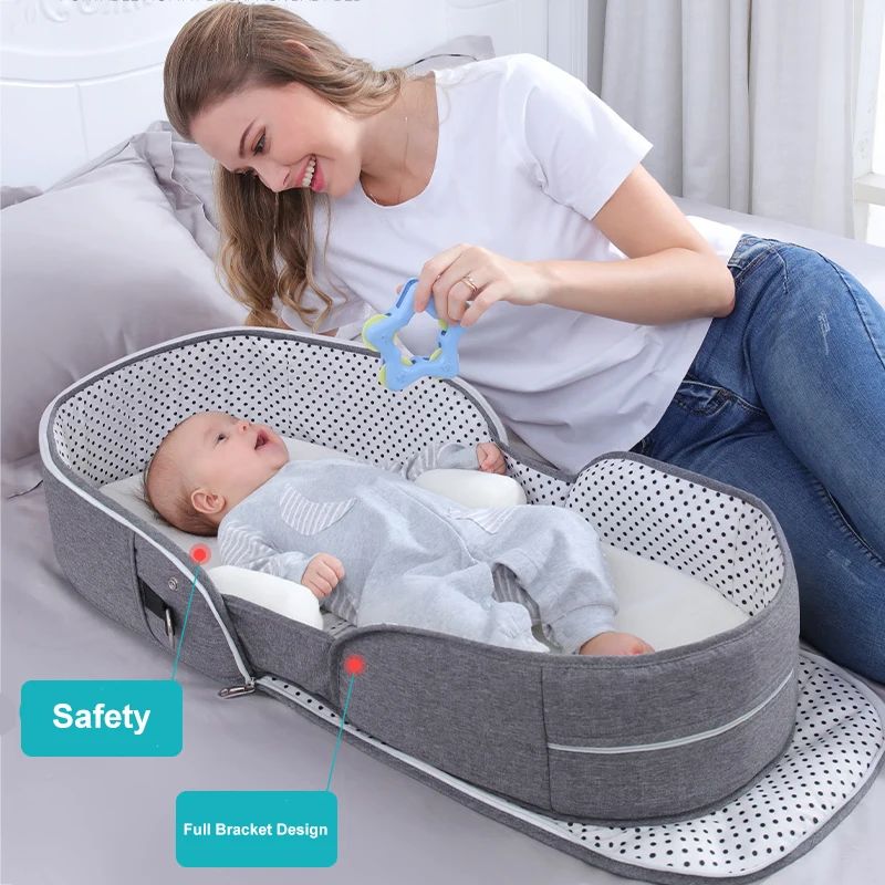

Breathable Portable Sleeping Baby Bed Crib For Baby Multi-Function Travel Mosquito Nest For Newborns Portable Cribs For Baby Bed