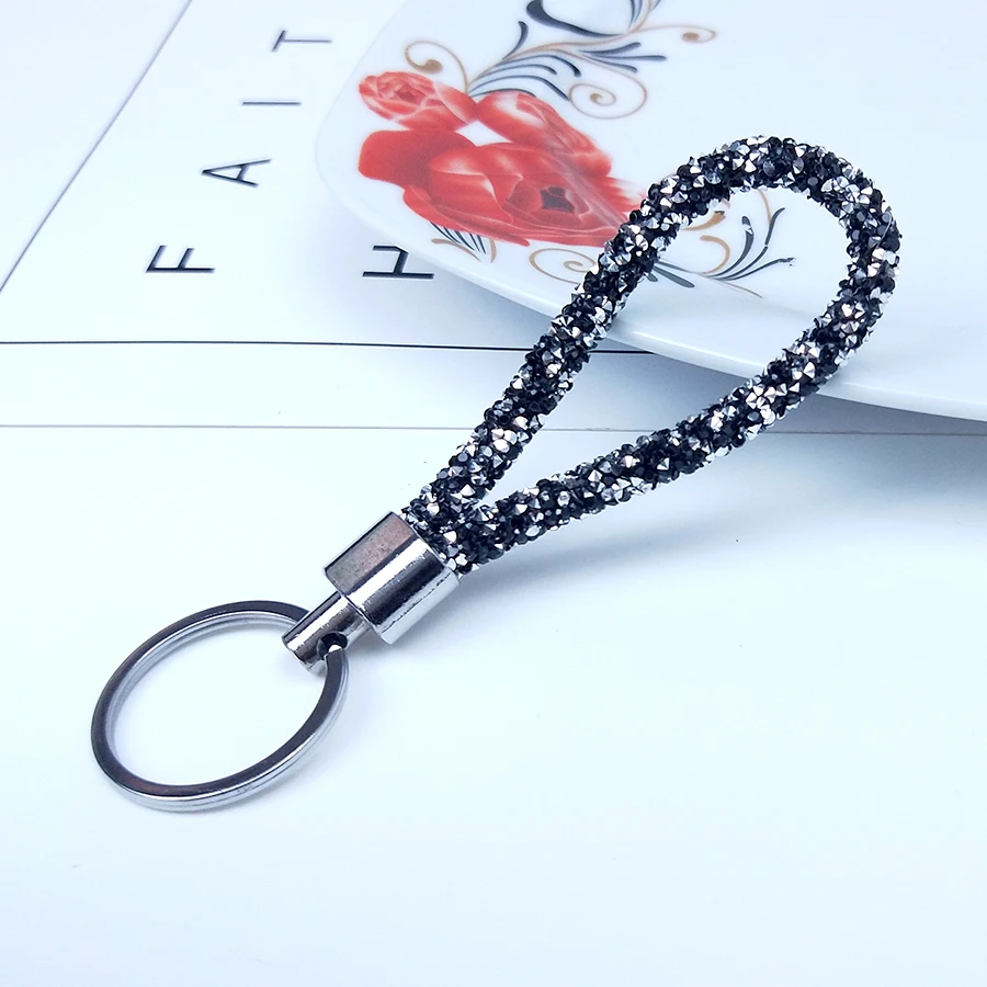 Брелок для ключей из искусственной кожи мужчин и женщин яркие карамельные цвета