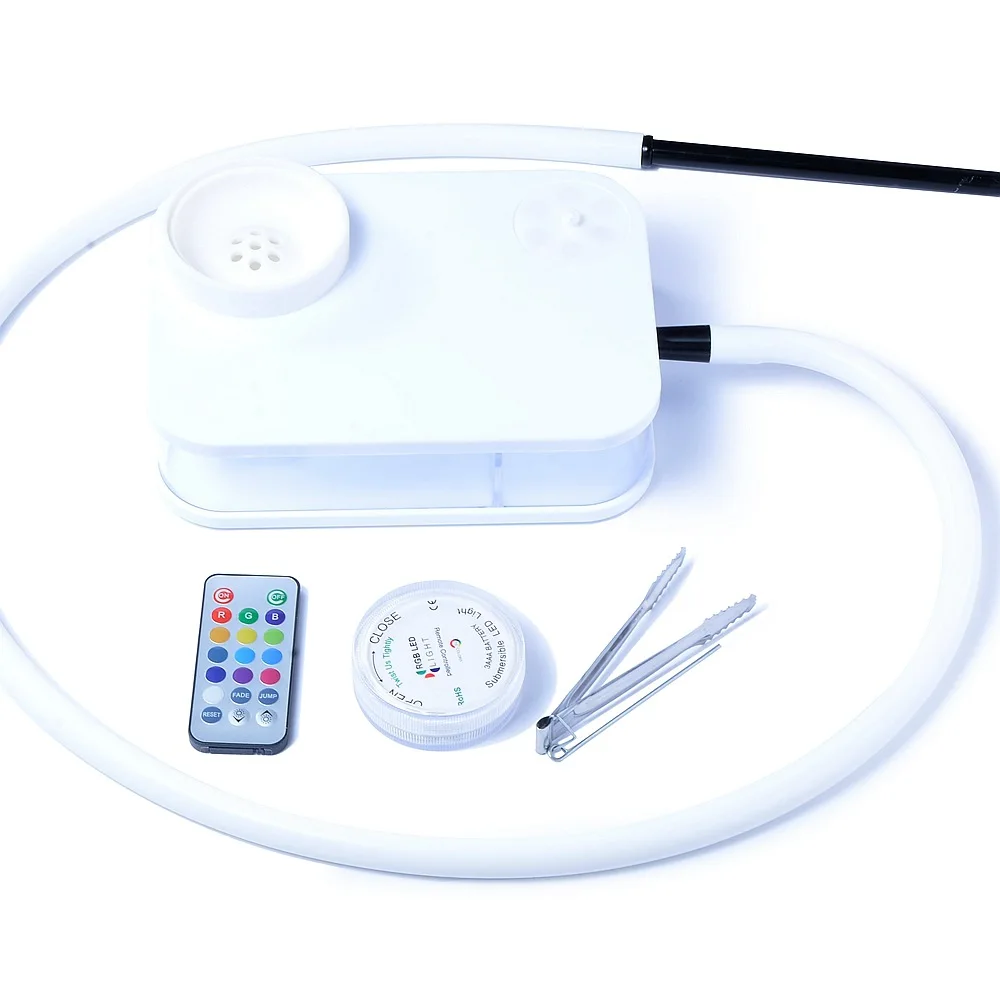 Акриловые Cachimba Шиша кальянная трубка Sisha Чичи наргиле с металлической емкостью