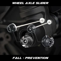 motorcycle stand screw swingarm spools front rear wheel axle fork crash slider for bmw f900r f900 r 2020 2022