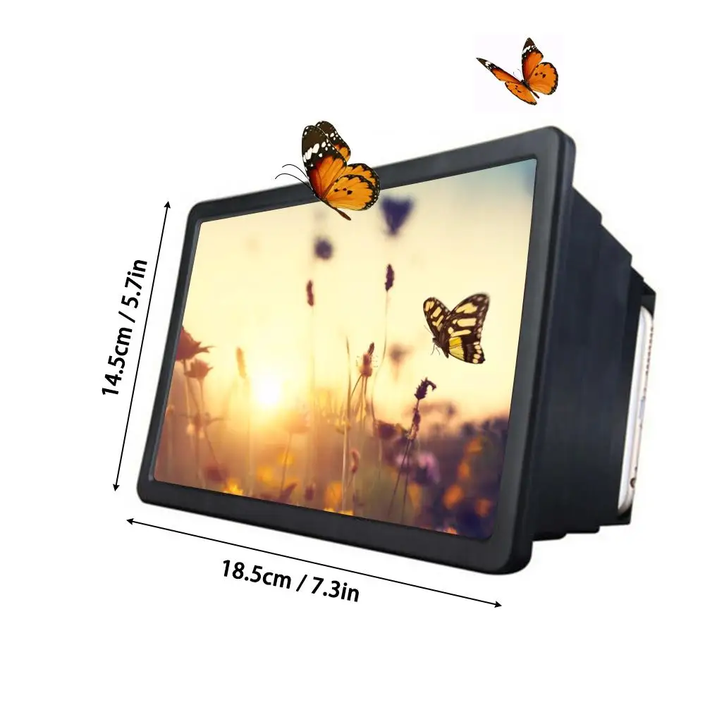 Универсальный Портативный 3D видео увеличить Смарт увеличитель для экрана