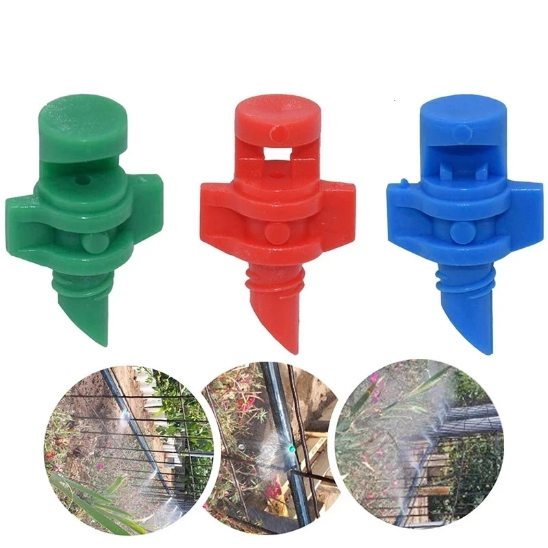 

Garden Sprinkler 90/180/360 Angle Simple Refraction Nozzle Sprinkler Agriculture Fruit Tree Irrigation Mist Sprayer 100 Pcs
