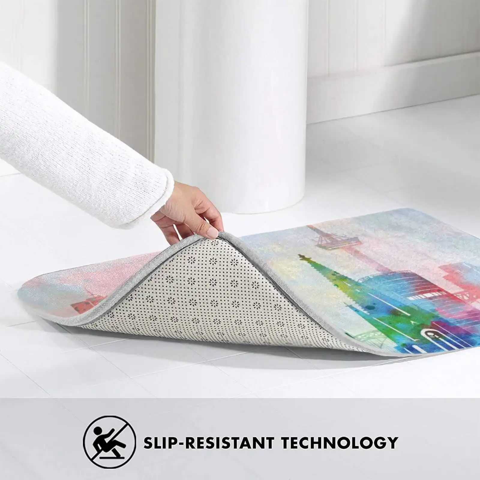 Колонна Skyline 3D мягкий нескользящий коврик подушка для одеколона Германия