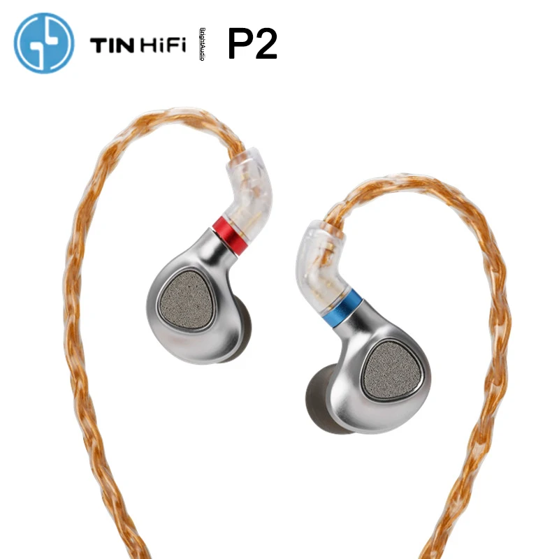 TINHiFi P2 наушники-вкладыши с плоской диафрагмой и монитором Hi-Fi Музыкальная