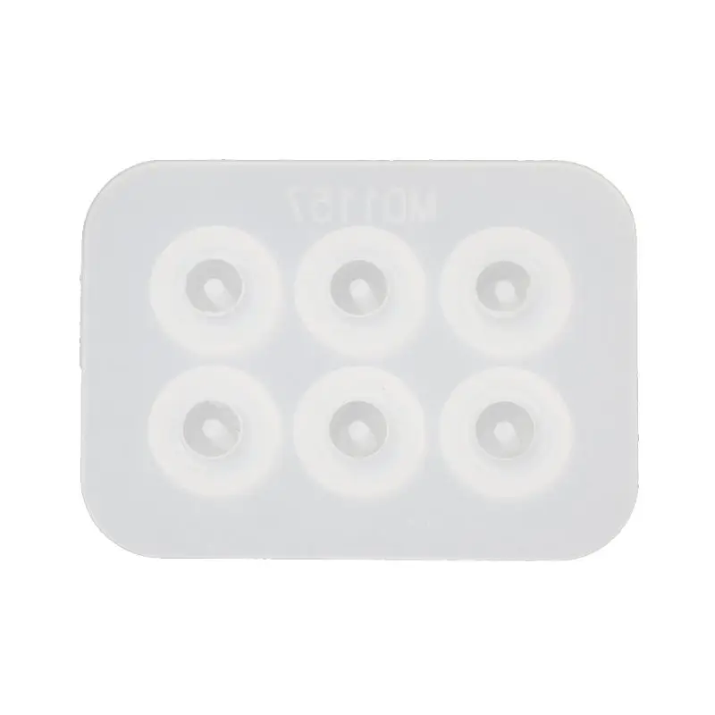 

2021 New Big Hole Bead Silicone Mold Fit For Add-a-Bead Bracelet DIY Resin Jewelry Making