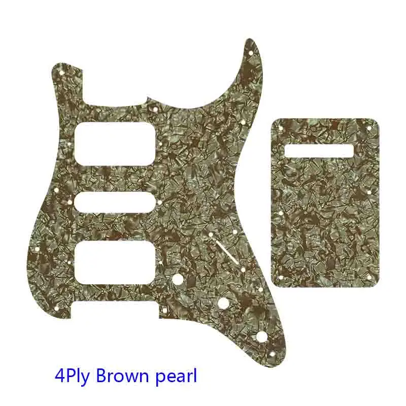 

Guitar Accessories 11 Screw Hole Pickguard For Fender Strat USA/Mexican Standard ST HSH Guitarra Scratch Plate & Back Plate