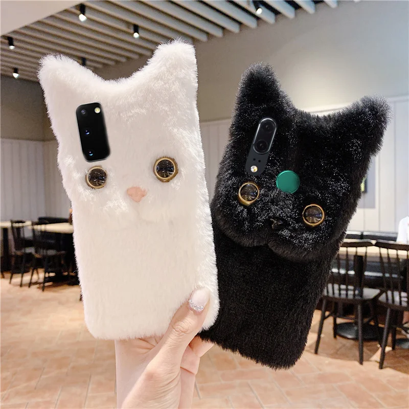 

Plush Case For Huawei P30 P20 P10 P9 P8 Lite 2017 P Smart Y5 Y6 Y7 Y9 2019 Mate 20 Honor 10 Lite 10i 20S Honor 7A Pro 8A Cover