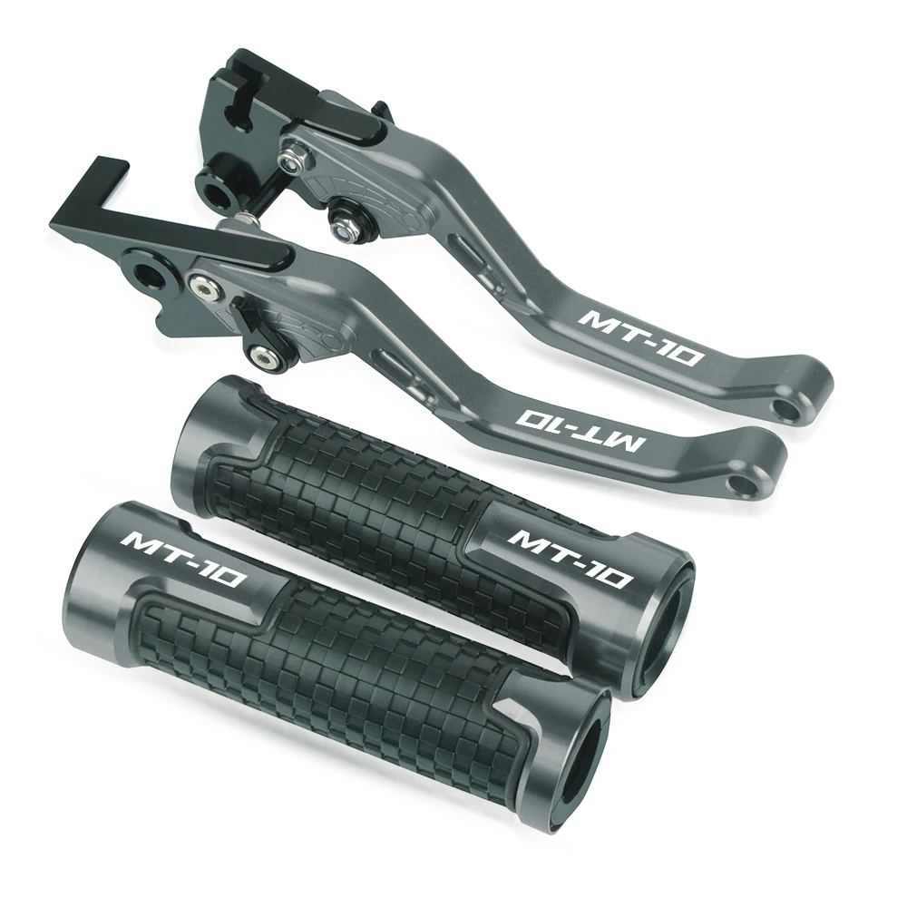 

Brake Clutch Levers Motorcycle Grips Handle Grips Brake Clutch Levers With logo For YAMAHA MT10 2016 2017 2018 2019 2020 MT 10