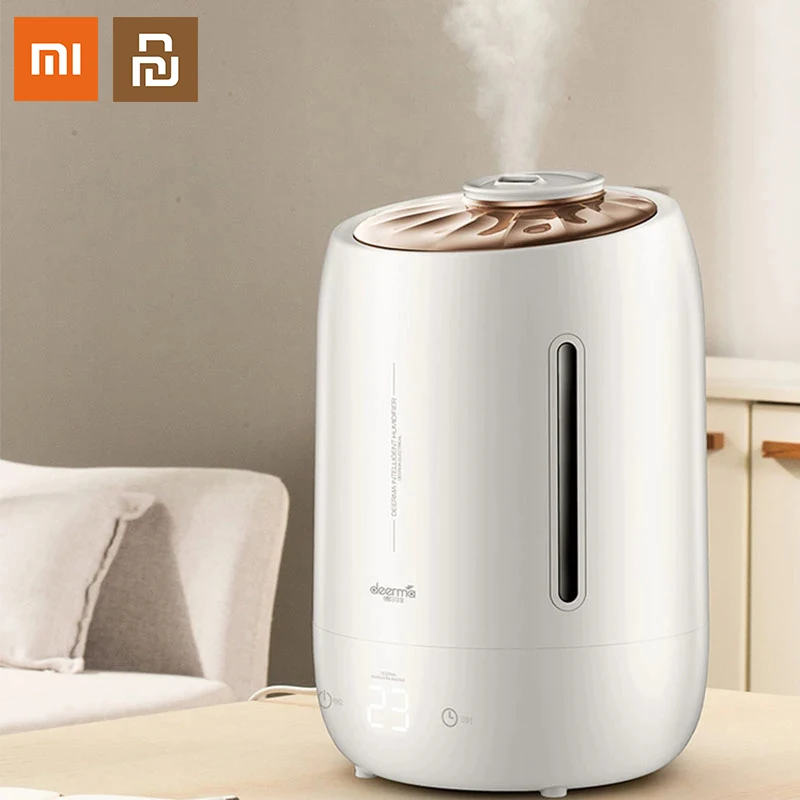 

Xiaomi Deerma Household Air Humidifier Air Purifying Mist Maker Timing with Intelligent Touch Screen Adjustable Fog Quantity 5l