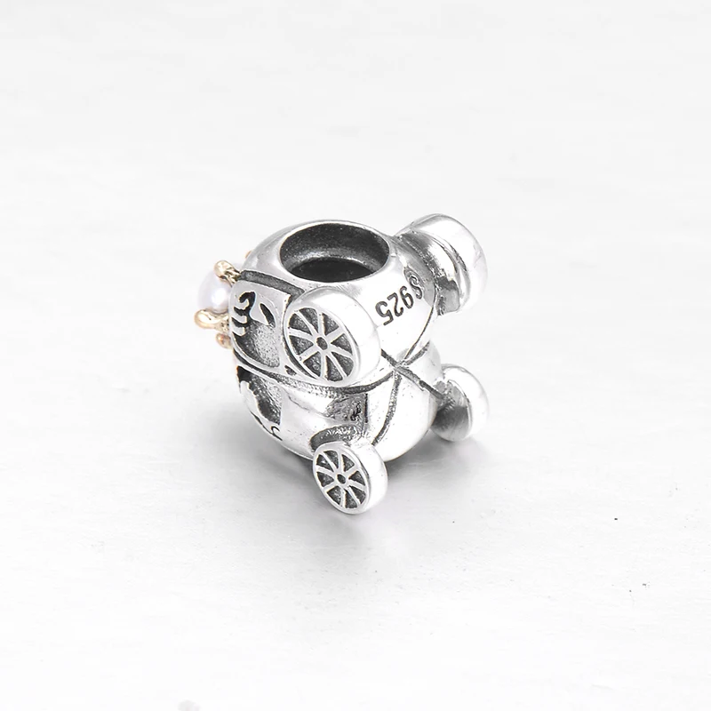 Сказочная Тыква для автомобиля искусственная Серебряная ракушка жемчужная