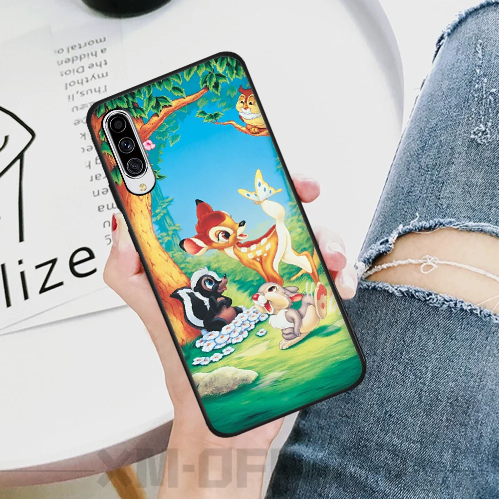 BaweiTE животное олень Лев черный мягкий чехол для телефона Капа Samsung A10 20 30 40 50 70 10S 20S 2