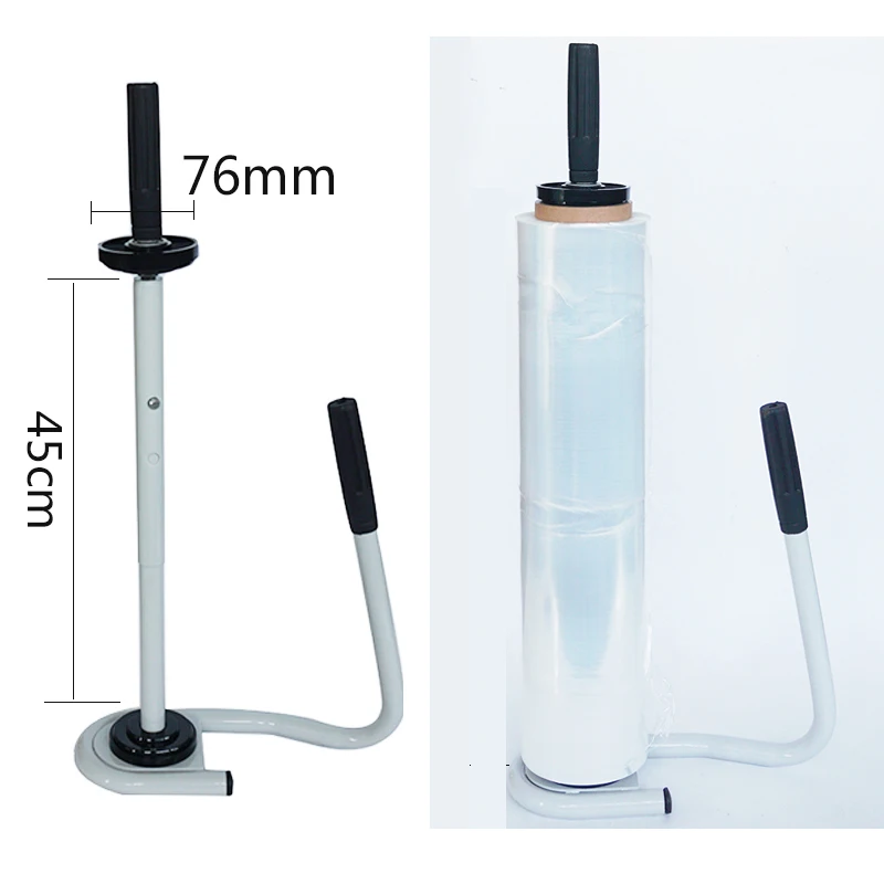 Ручка из пэ стрейч пленки кольцевая защита пластиковая металлическая опора