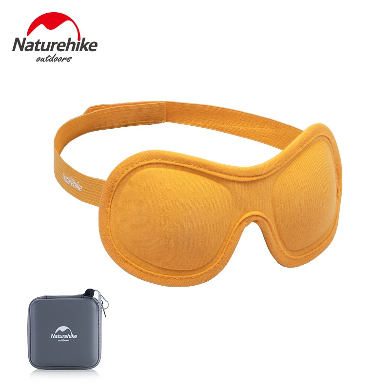 NatureHike Sleep Mask 100% Blackout 3D Contoured Eye Comfortable Sleeping for Women Men Concave Molded | Спорт и развлечения