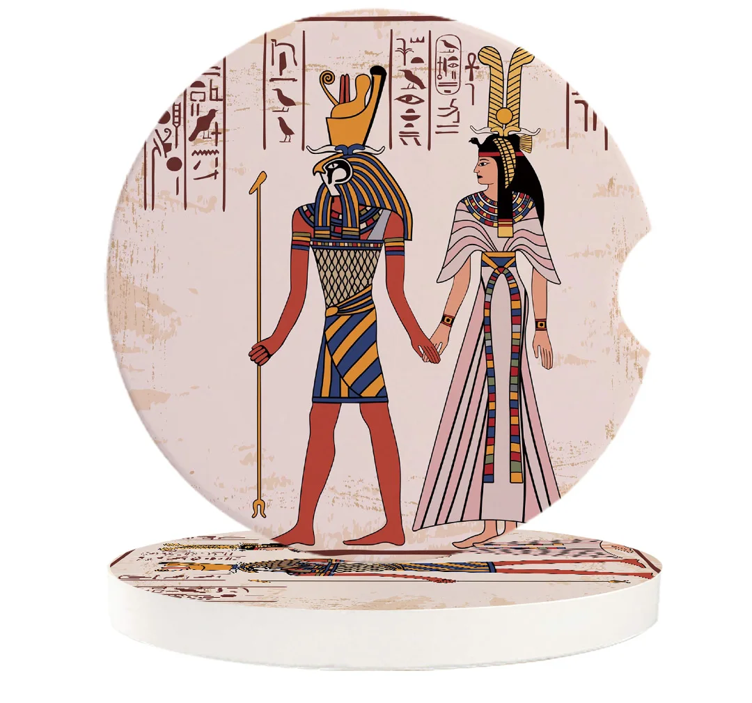 Старинная египетская культура автомобильная подставка для чашки с водой двери