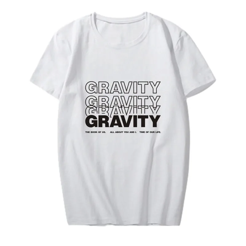 Новинка Футболка KPOP DAY6 WORLD TOUR GRAVITY концерт Повседневная футболка унисекс с
