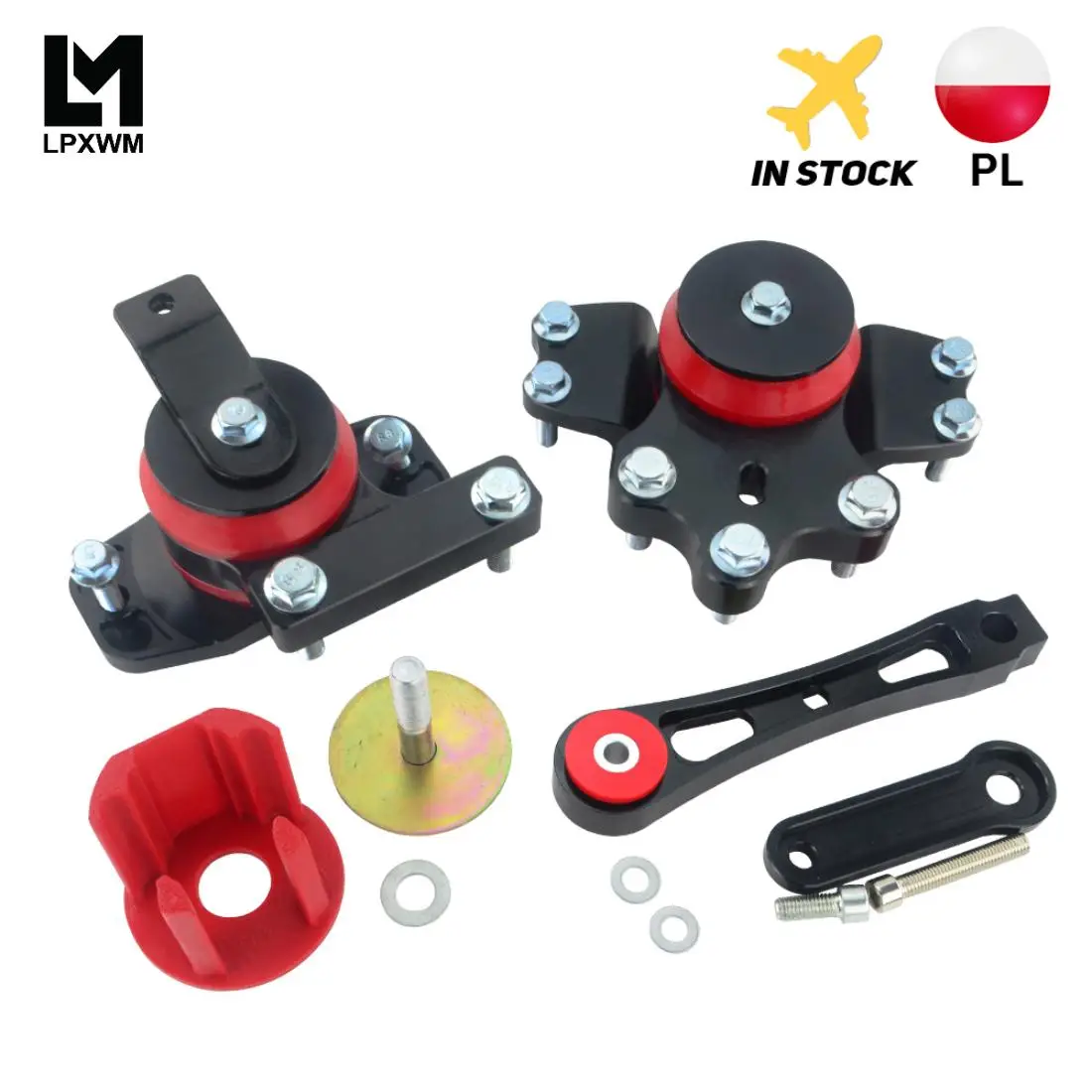 

85A POLY Engine Transmission Pendulum Mount Kit For 09+ VW Jetta Golf MK5 MK6 Passat Audi TT A3 2.0 TSI