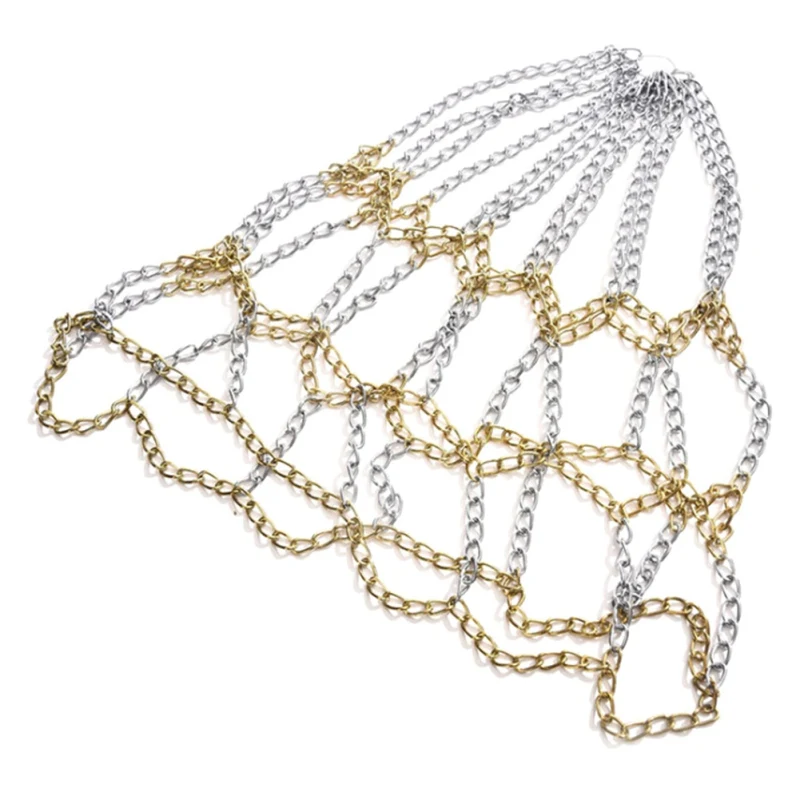 

Classic Sport Steel Chain Basketball Net Outdoor Galvanized Steel Chain Durable Basketball Target Net Backboard Rim Ball Pum